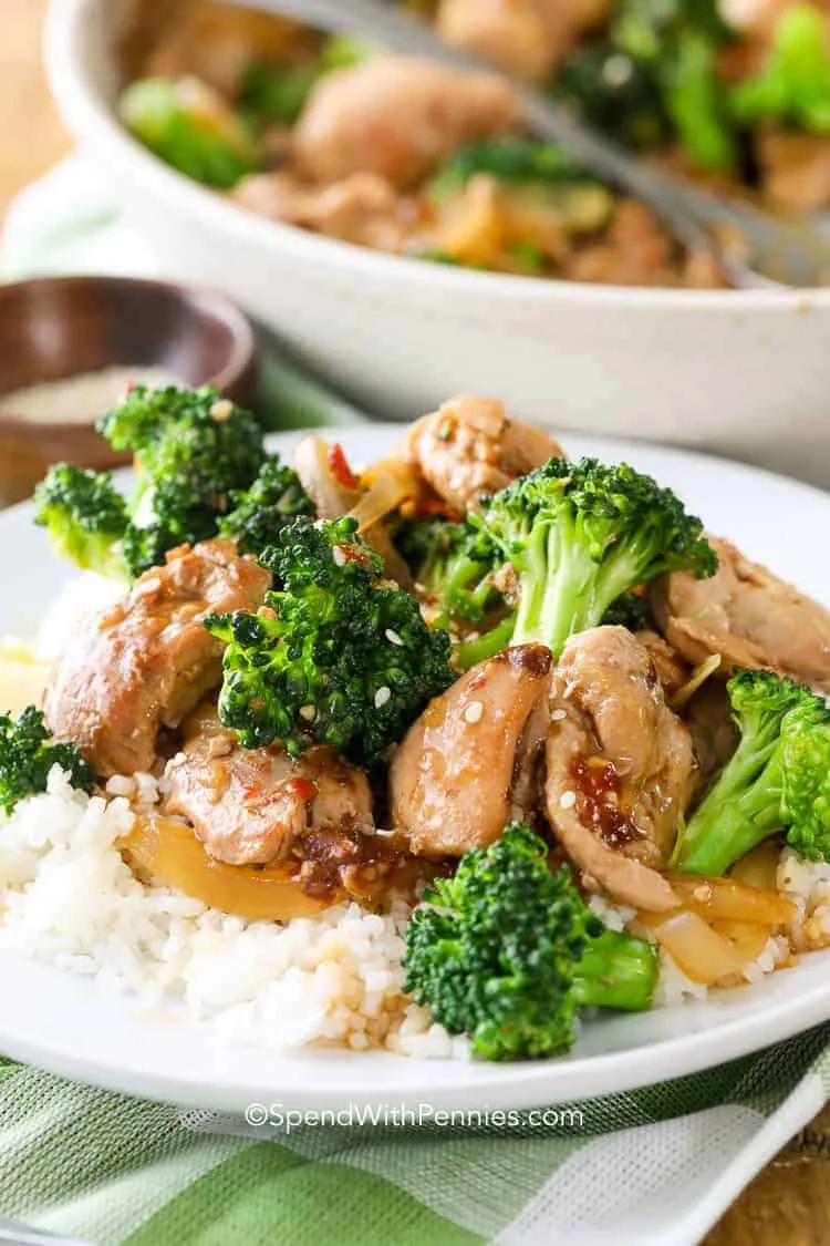 Chicken And Broccoli Stir Fry With