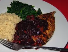 Chicken Breasts In Spicy Apricot And Plum Sauce