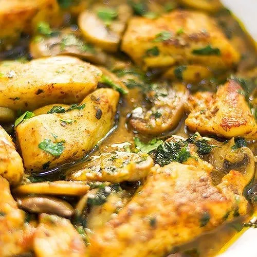 Chicken Breasts With Mushrooms