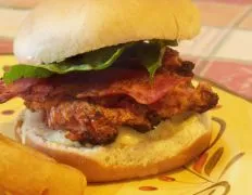 Chicken Burgers With Blue Cheese Mayo