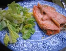 Chicken Cannelloni With Cream Sauce