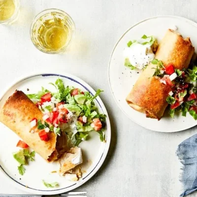 Chicken Chimichangas Air Fryer Or Baked