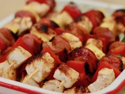 Chicken & Chorizo Skewers