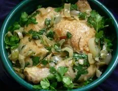 Chicken In Coriander / Cilantro Sauce