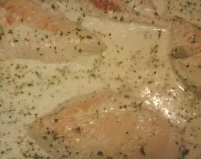 Chicken In Garlic White Wine Cream Sauce