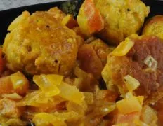Chicken Meatballs With Red Sauce Benin