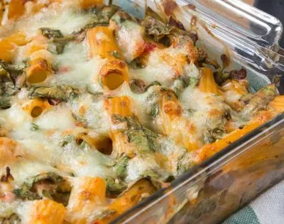 Chicken N Spinach Pasta Bake