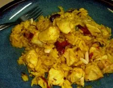 Chicken Paella With Pine Nuts &Amp; Cheese