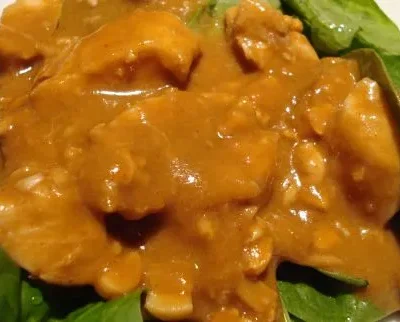 Chicken Rama In Thai Peanut Sauce