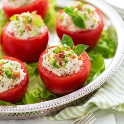 Chicken Salad Stuffed Tomatoes