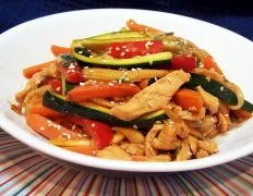 Chicken Sesame Noodle Stir Fry