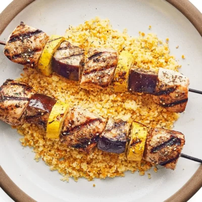 Chicken Skewers With Zathar Thyme And