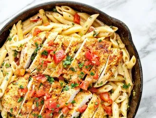 Chicken Taco Fettuccine