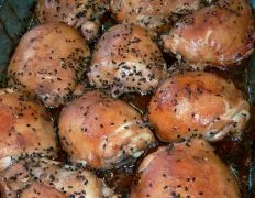 Chicken Thighs In Asian Tangerine Marinade