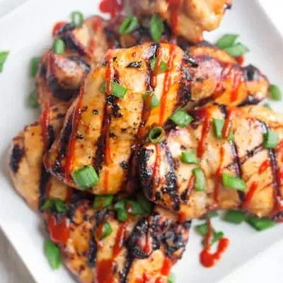 Chicken Thighs With Soy- Sriracha