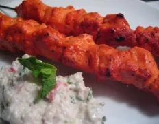 Chicken Tikka With Cucumber Raita