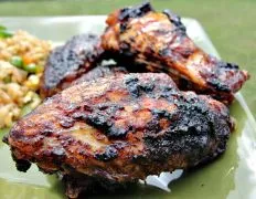 Chicken Wings With Bourbon Molasses Glaze