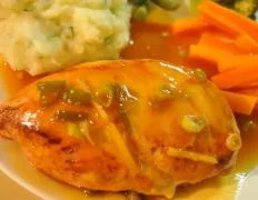 Chicken With Apricot Ginger Sauce