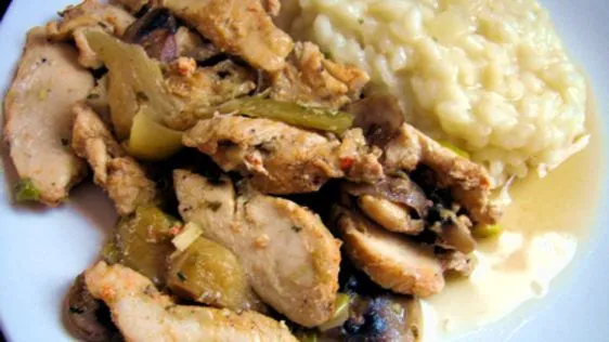 Chicken With Shitakes And Artichokes