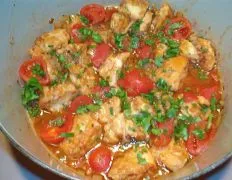 Chicken With Stewed Tomatoes