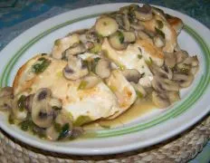 Chicken With Wine And Mushrooms