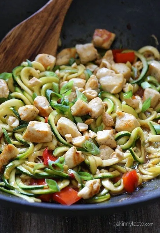 Chicken Zoodle Lo Mein For Two