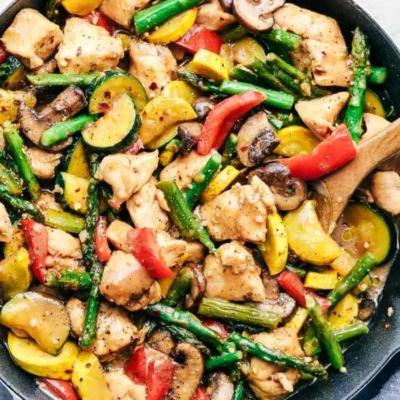 Chicken Zucchini Stir Fry