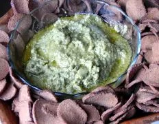 Chickpea Pesto Dip Or Pesto Hummus Dip