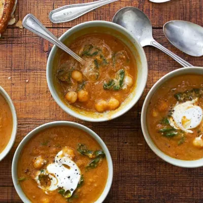 Chickpea Tomato Soup