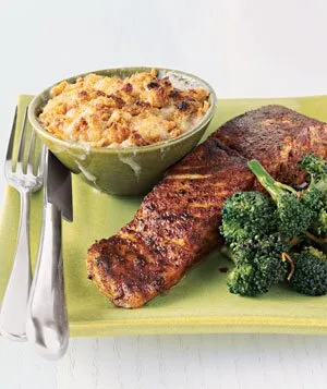 Chili Rubbed Salmon