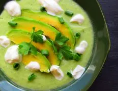 Chilled Avocado & Cucumber Soup