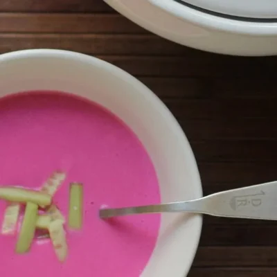 Chilled Cream Of Beet Soup