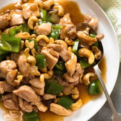 Chinese Beef With Veggies And Cashews