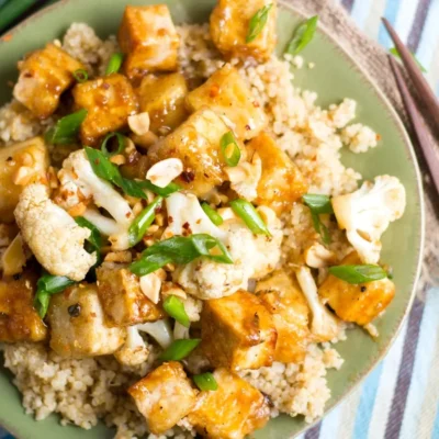 Chinese Bourbon Tofu