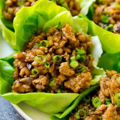 Chinese Chicken Lettuce Cups