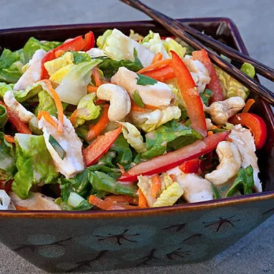 Chinese Chicken Salad With Sesame Peanut