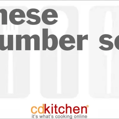 Chinese Cucumber Soup
