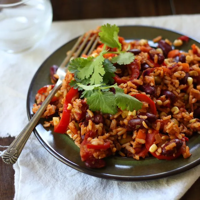 Chinese Fried Rice With Beans