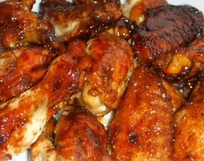 Chinese Honey- Soy Braised Chicken Wings