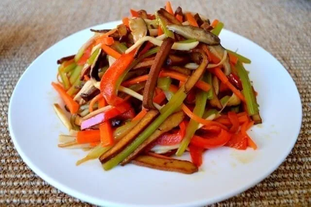 Chinese Okra And Tofu Stir Fry