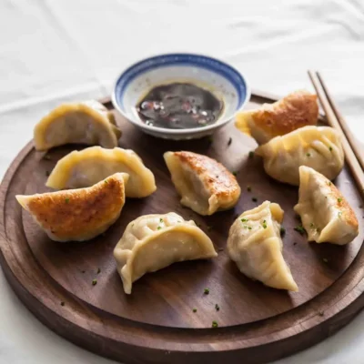 Chinese Pork Dumplings Pot Stickers