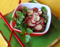 Chinese Quick Pickled Radish Salad With Garlic