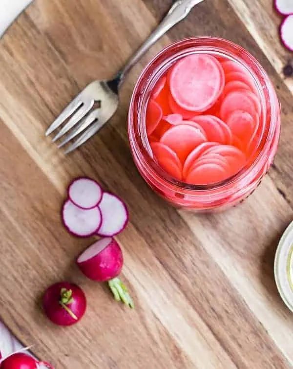 Chinese Quick Pickled Radish Salad With Garlic