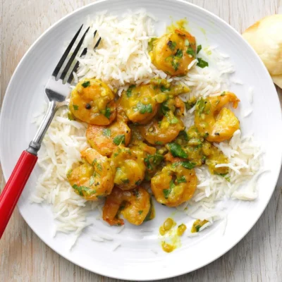 Chinese Stir Fried Curried Shrimp