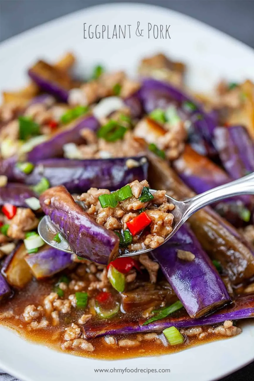 Chinese Style Spicy Eggplants With Pork