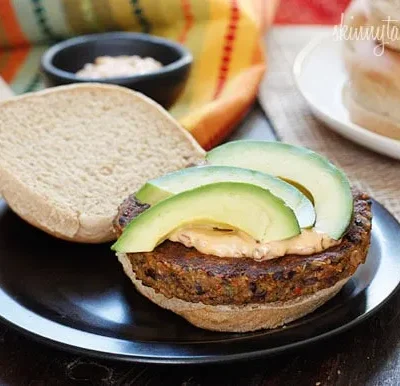 Chipotle Mayonnaise-Infused Spicy Black Bean Burger Recipe