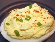 Chive N Onion Deviled Eggs