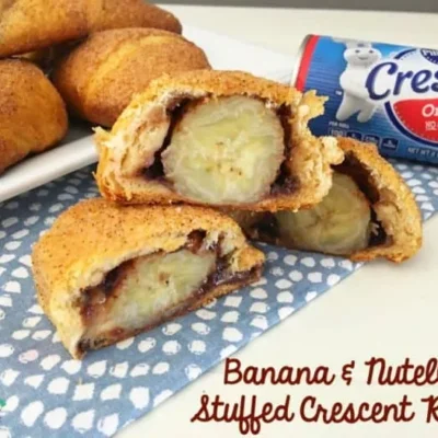 Chocolate Banana Croissants