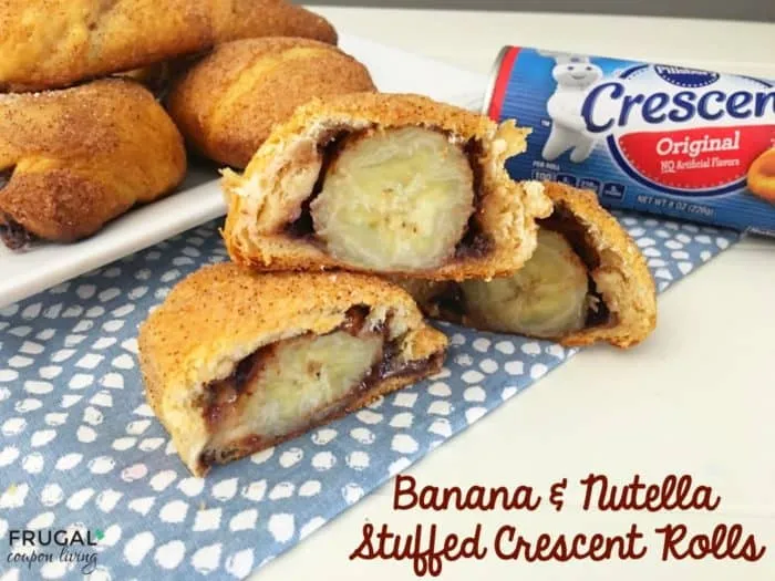 Chocolate Banana Croissants