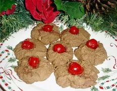 Chocolate Cherry Drop Cookies